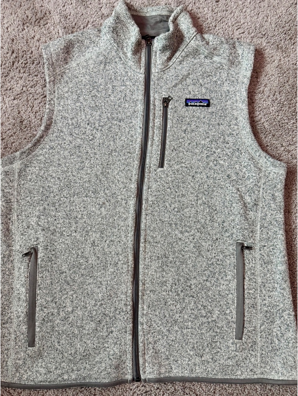 Men’s Patagonia Gray Better Sweater Vest Size L